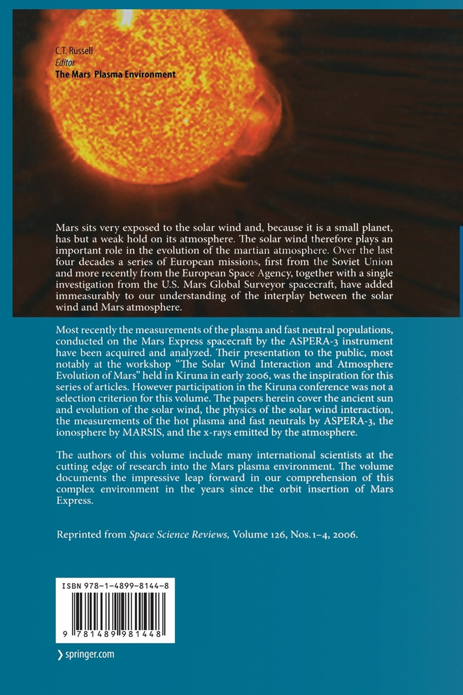 The Mars Plasma Environment