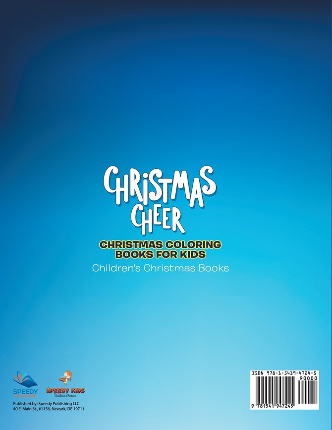 Christmas Cheer - Christmas Coloring Books For Kids | Children's Christmas Books