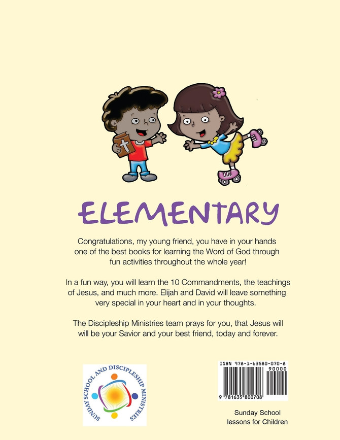 Elementary Sunday School - Year 1 - Student (BLACK AND WHITE)