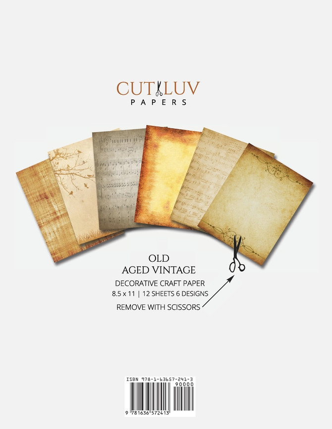 Old Aged Vintage Decorative Craft Paper