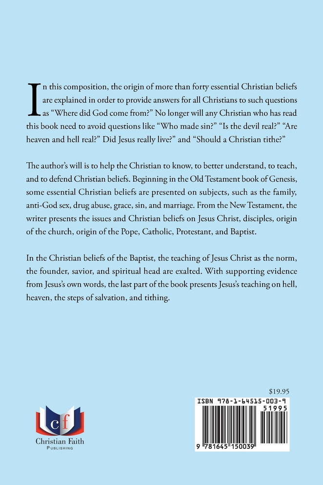 The Origin of Christian Beliefs