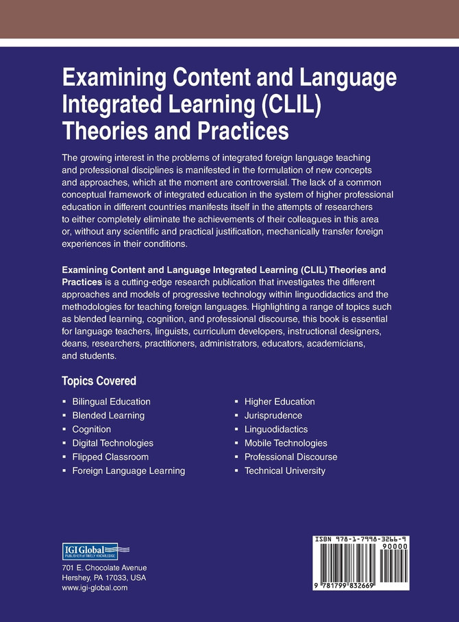 Examining Content and Language Integrated Learning (CLIL) Theories and Practices