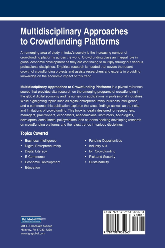 Multidisciplinary Approaches to Crowdfunding Platforms