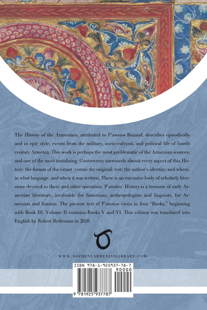 Pawstos Buzand's History of the Armenians