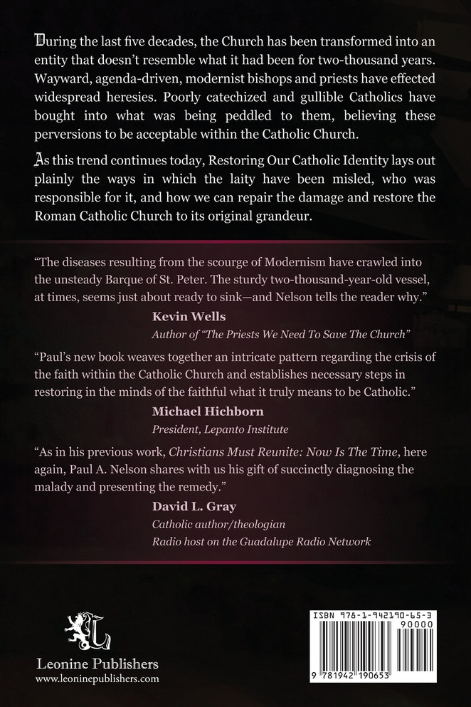 Restoring Our Catholic Identity