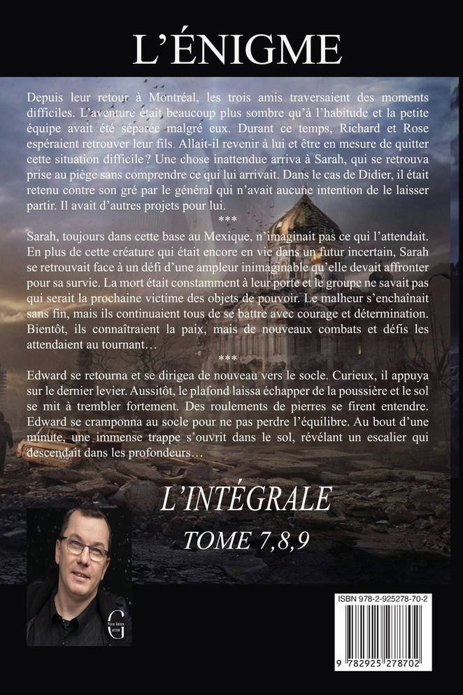 L'Énigme - l'intégral Tome 7,8,9 La Créature