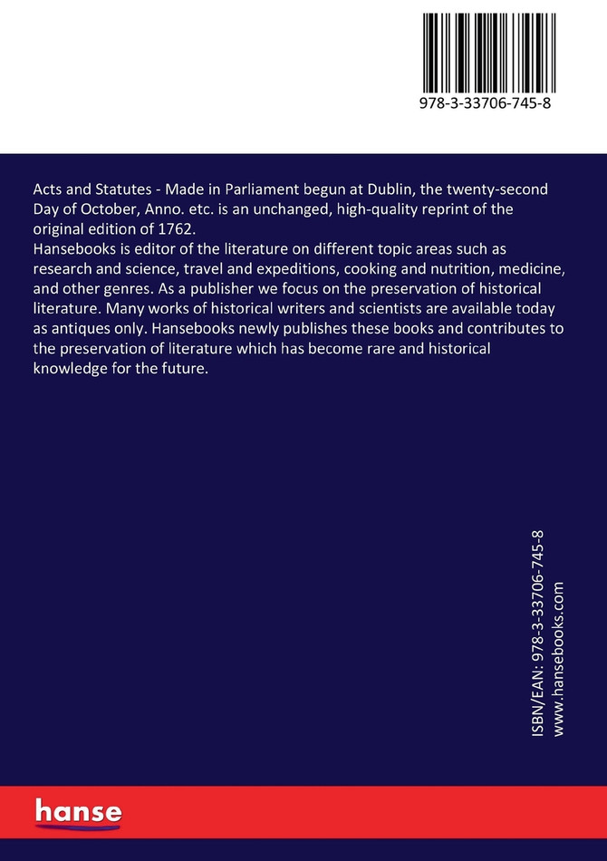 Acts and Statutes