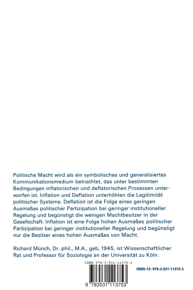 Legitimitat Und Politische Macht