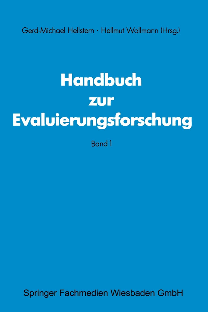 Handbuch zur Evaluierungsforschung