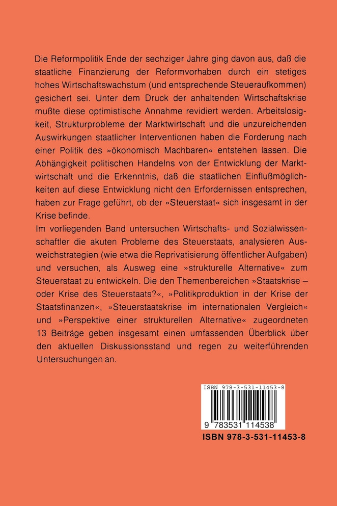 Krise des Steuerstaats?