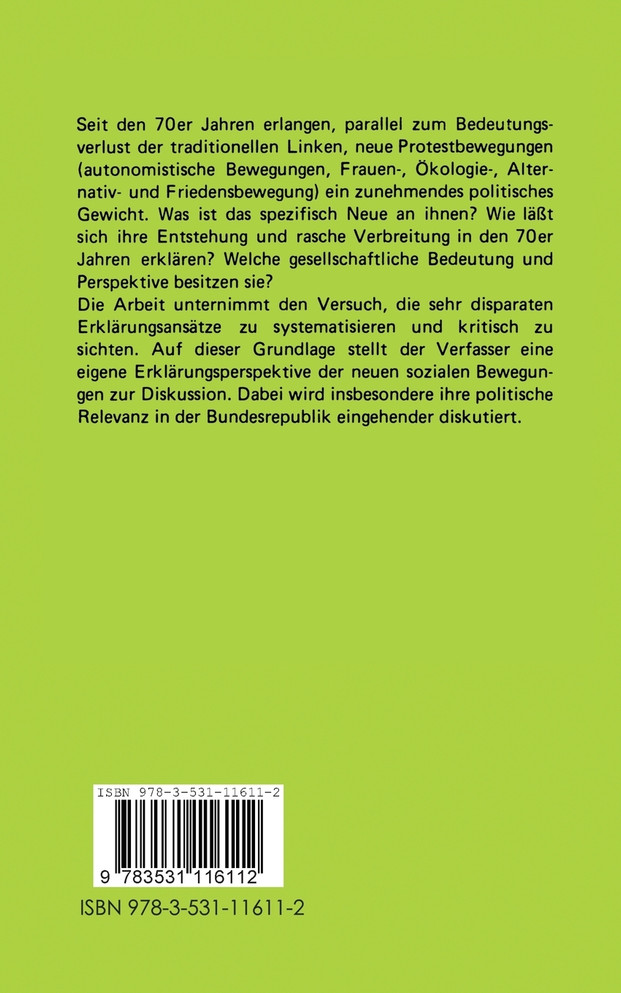 Neue soziale Bewegungen