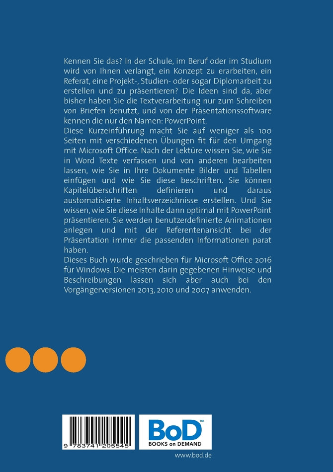 Microsoft Word und PowerPoint 2016 für Projekt- und Studienarbeiten