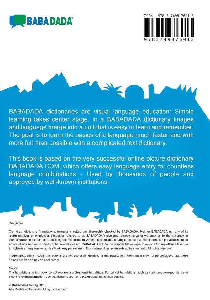 BABADADA, Thai (in thai script) - Australian English, visual dictionary (in thai script) - visual dictionary