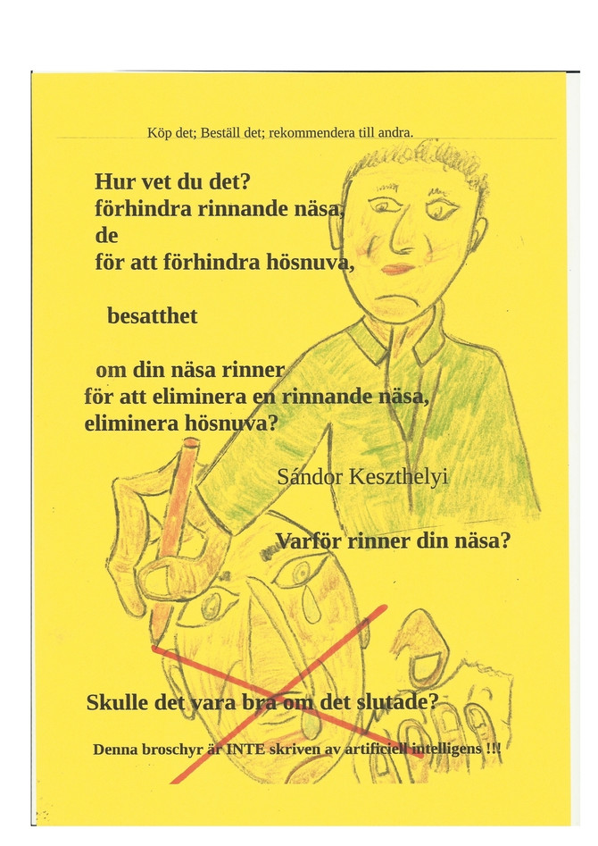 hur vet du det fförhindra rinnande näsa