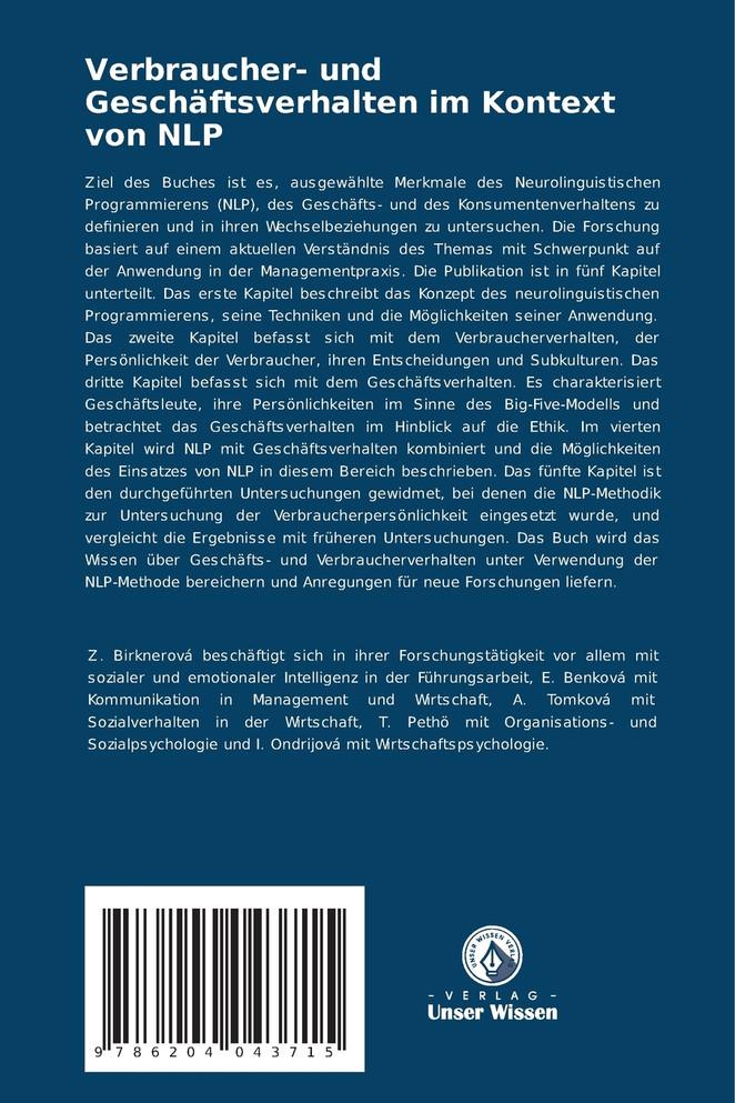 Verbraucher- und Geschäftsverhalten im Kontext von NLP