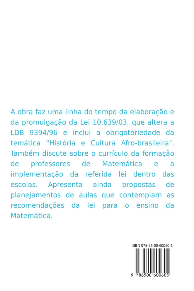 O Ensino Da Matemática E A Lei 10.639/03