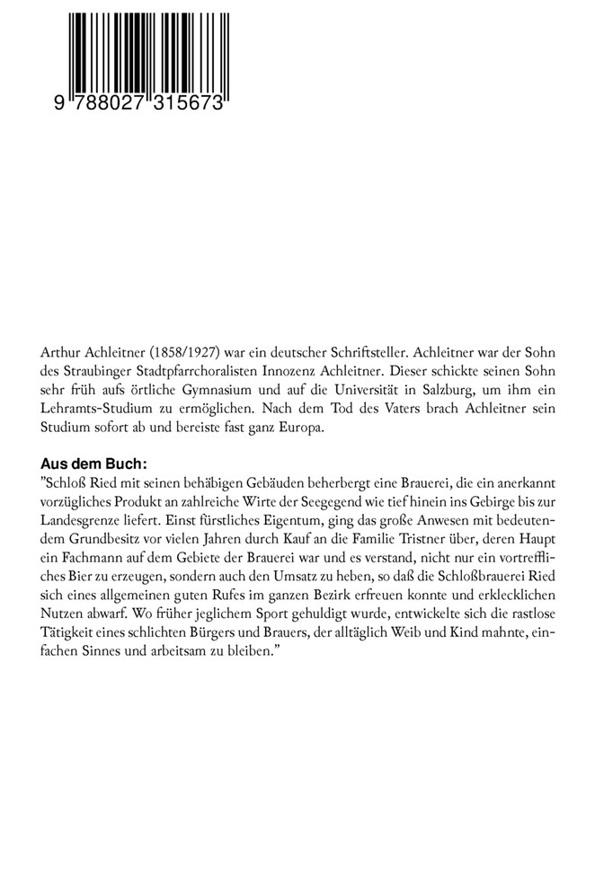 Das Schloß im Moor (Roman)