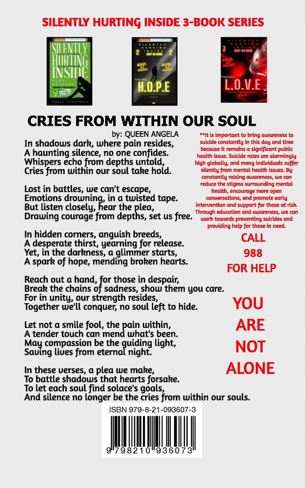 Cries from within our SOUL