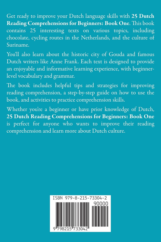 25 Dutch Reading Comprehensions for Beginners