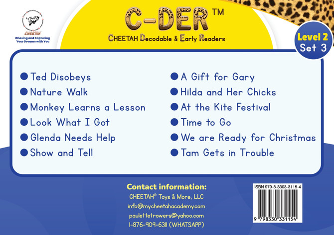 C-DER (CHEETAH Decodable & Early Readers) Set 3, Book23, A Gift for Gary