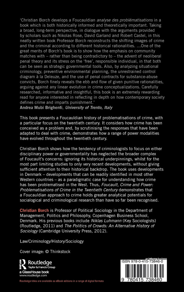 Foucault, Crime and Power