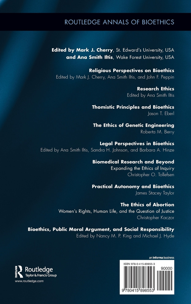 Bioethics, Public Moral Argument, and Social Responsibility