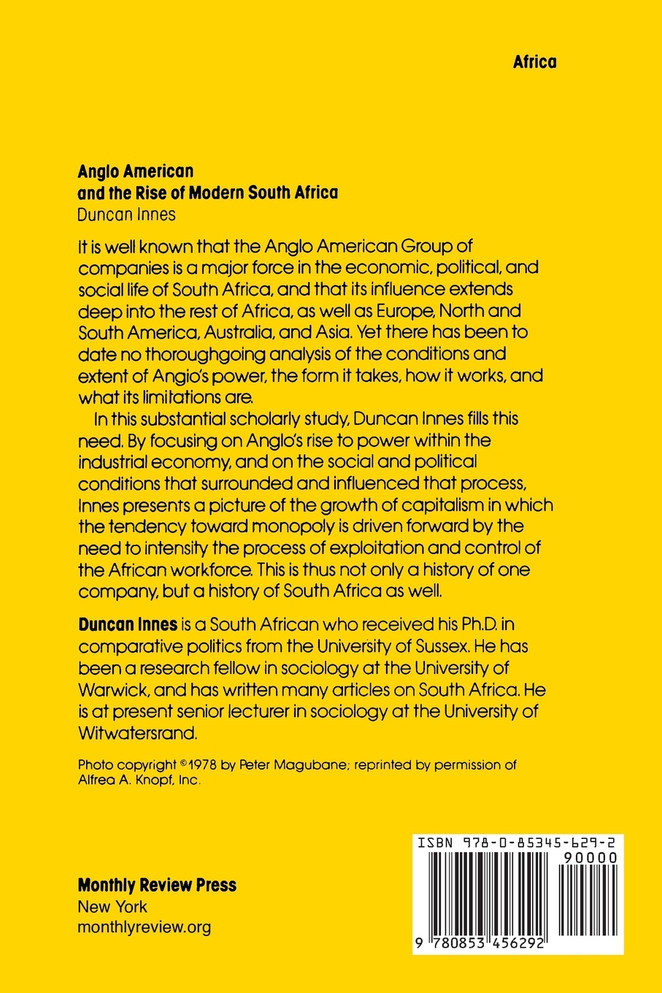 Anglo American and the Rise of Modern South Africa