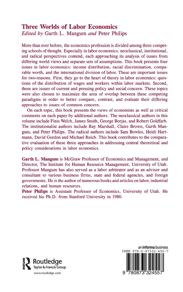 Three Worlds of Labour Economics