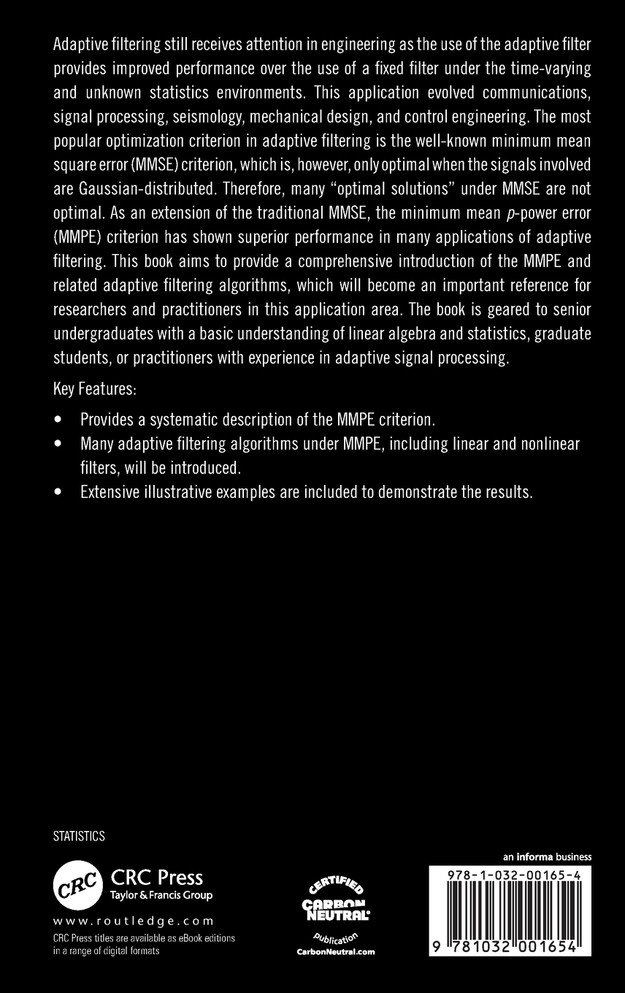 Adaptive Filtering Under Minimum Mean p-Power Error Criterion