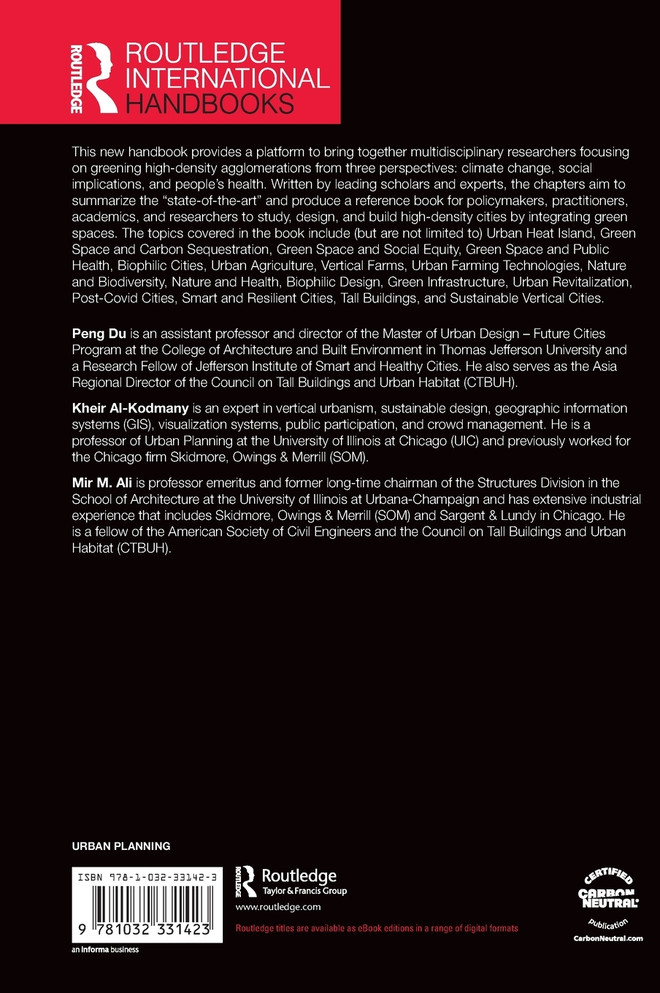 The Routledge Handbook on Greening High-Density Cities