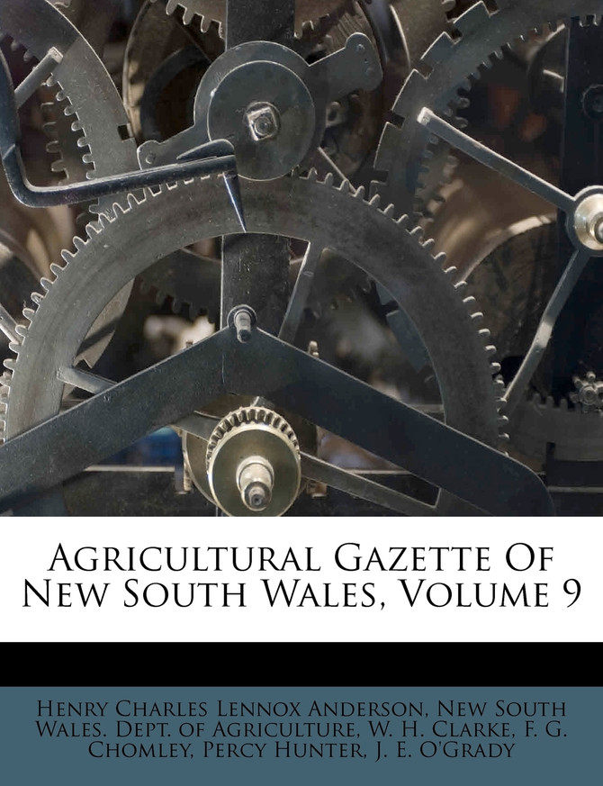 Agricultural Gazette Of New South Wales, Volume 9