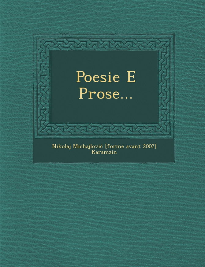 Poesie E Prose...