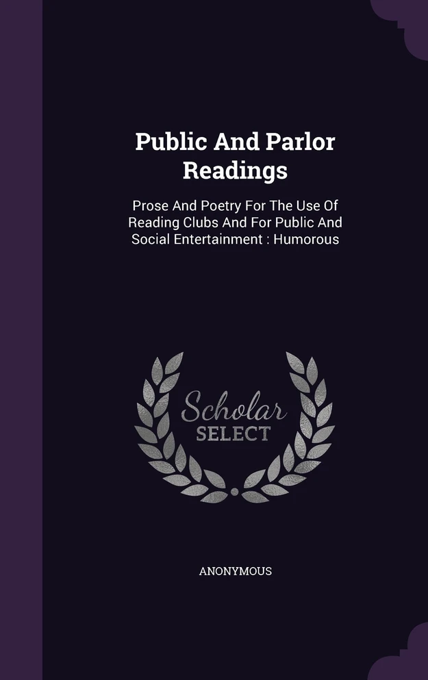 Public And Parlor Readings