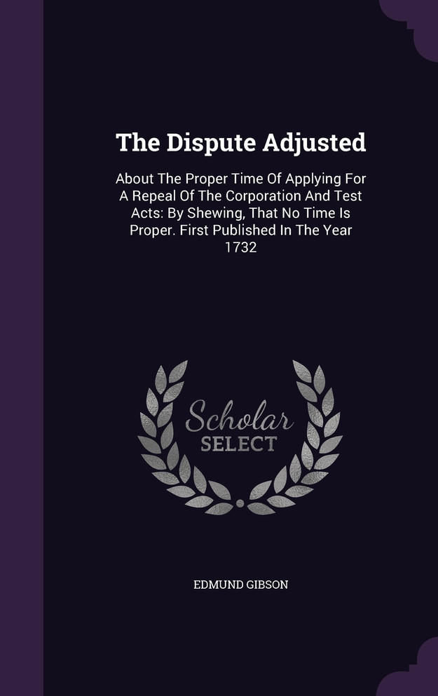 The Dispute Adjusted