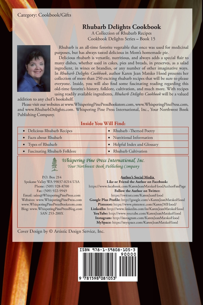 Rhubarb Delights Cookbook