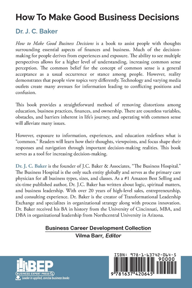 How to Make Good Business Decisions