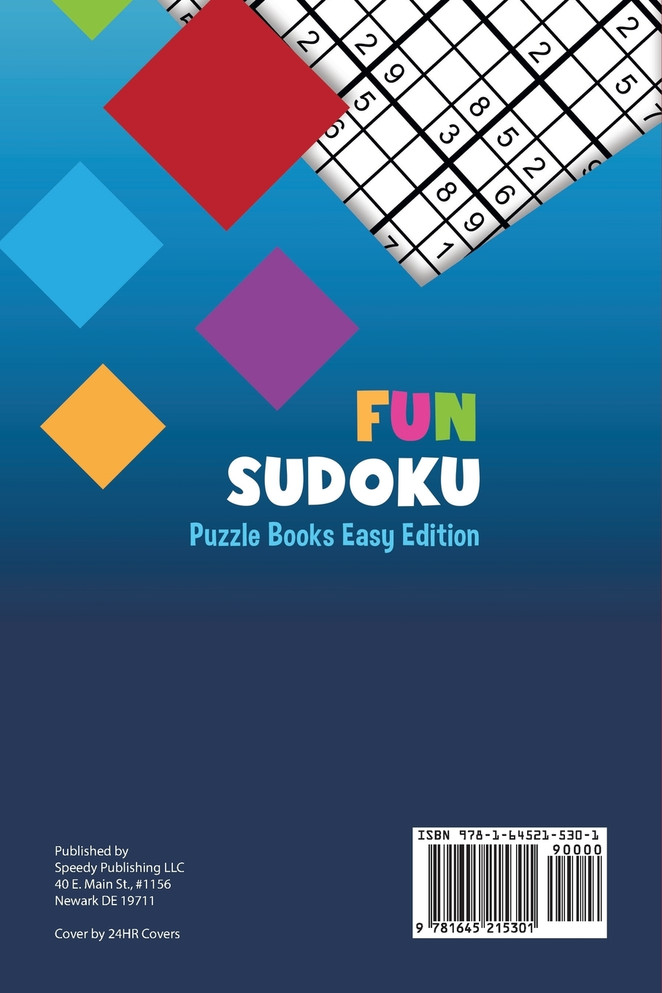 Fun Sudoku Puzzle Books Easy Edition