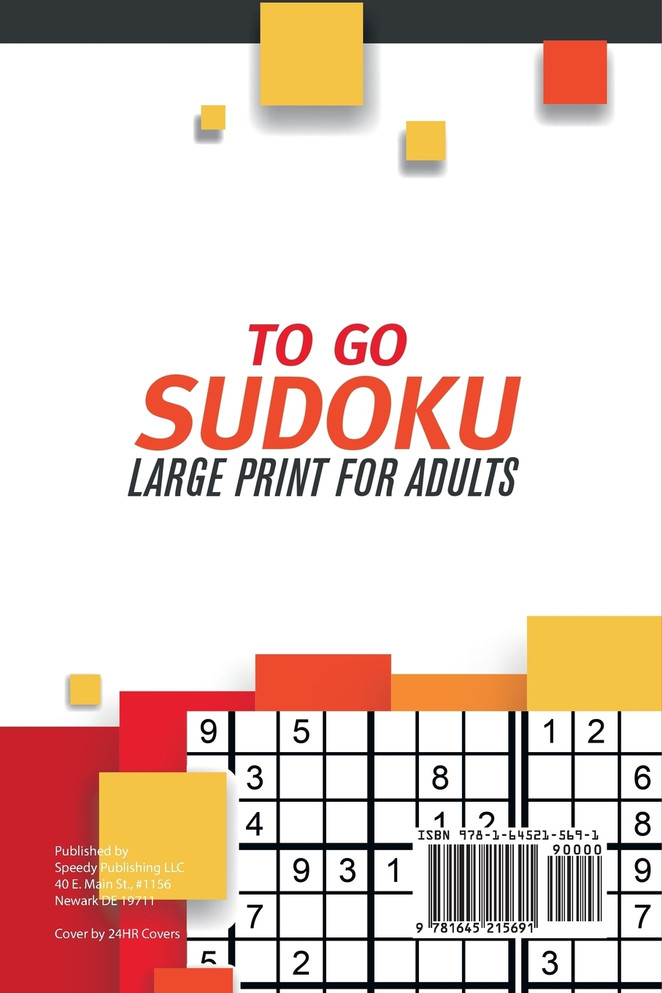 To Go Sudoku Large Print for Adults