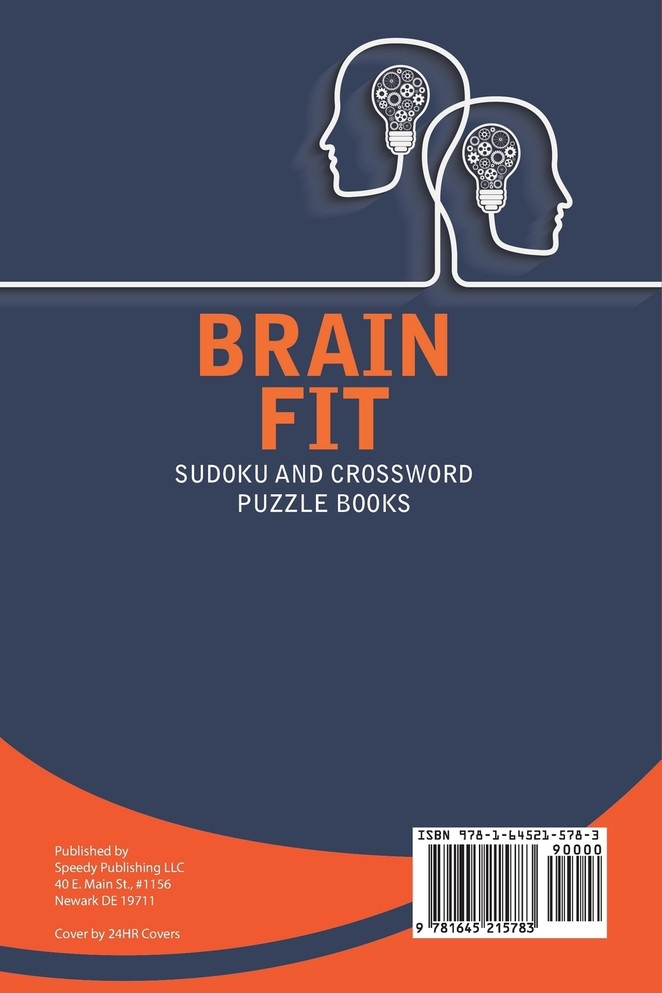 Brain Fit | Sudoku and Crossword Puzzle Books