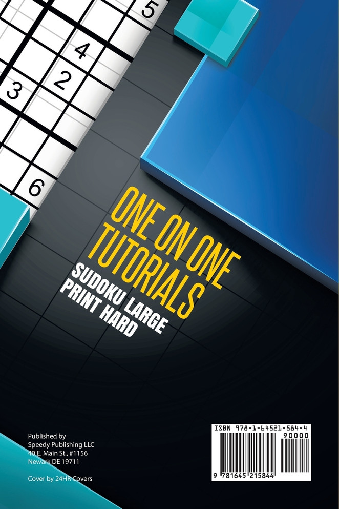 One on One Tutorials | Sudoku Large Print Hard