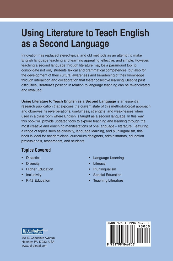 Using Literature to Teach English as a Second Language