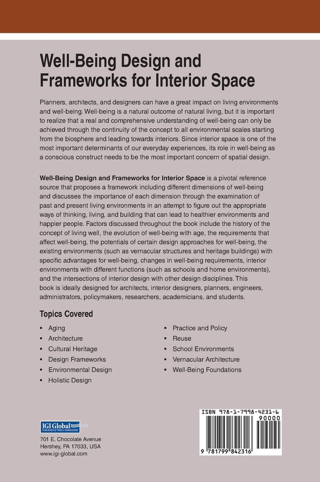 Well-Being Design and Frameworks for Interior Space