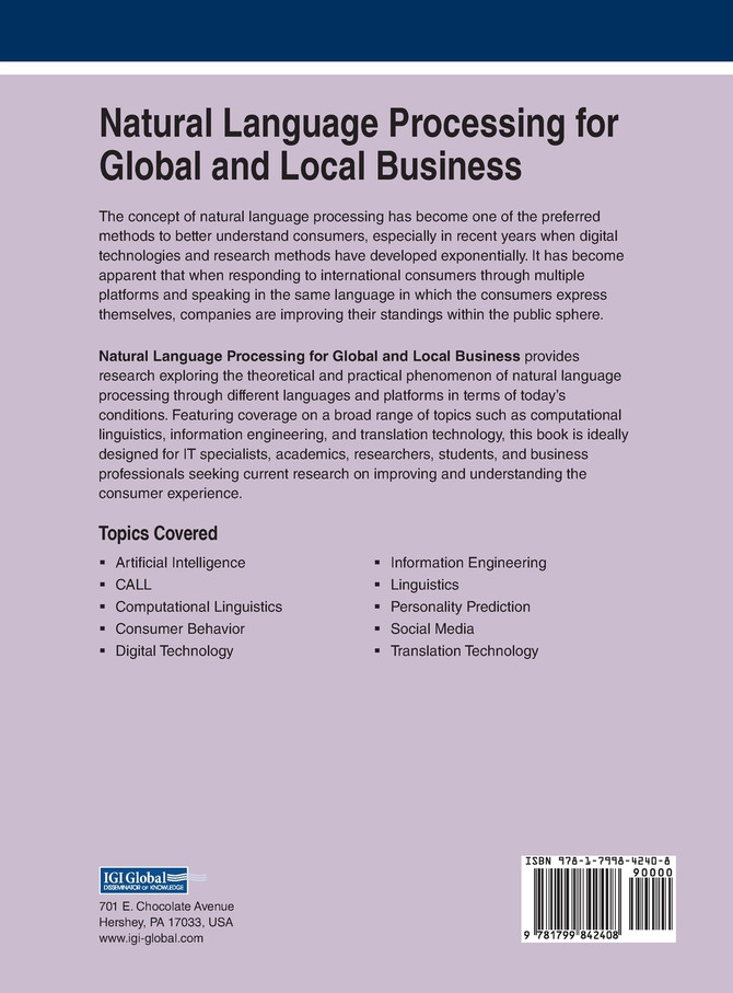Natural Language Processing for Global and Local Business