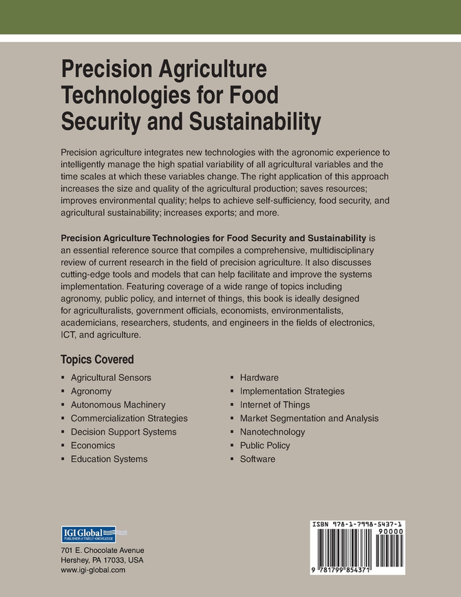 Precision Agriculture Technologies for Food Security and Sustainability