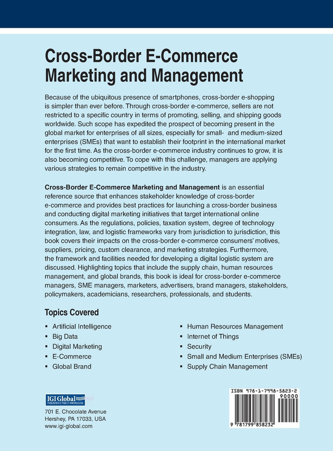 Cross-Border E-Commerce Marketing and Management