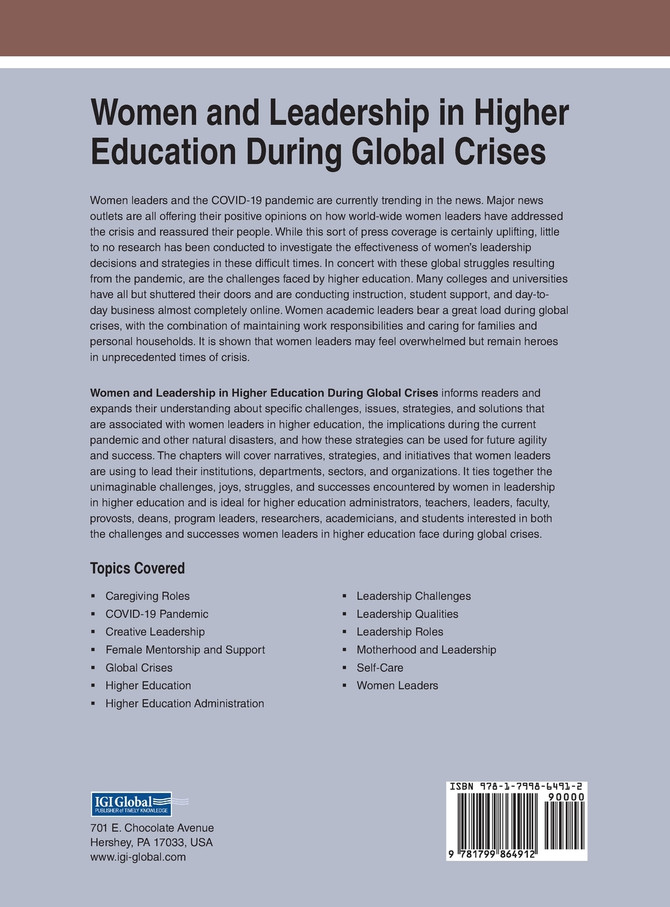 Women and Leadership in Higher Education During Global Crises