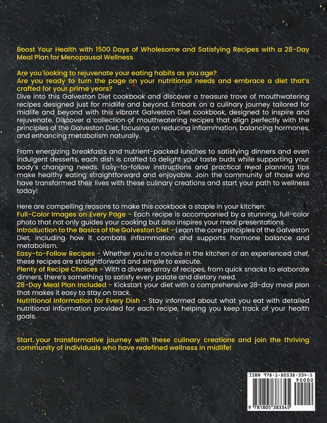 The Super Easy Galveston Diet Cookbook for Beginners