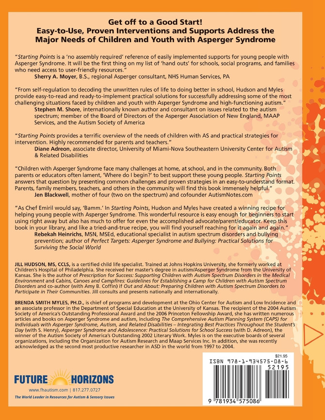 Starting Points - The Basics of Understanding and Supporting Children and Youth with Asperger Syndrome