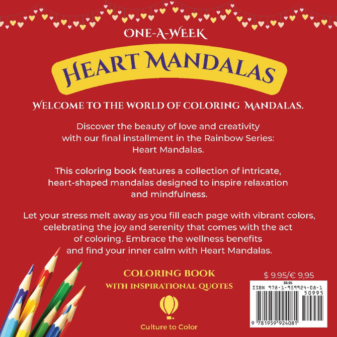 One-A-Week Heart Mandalas