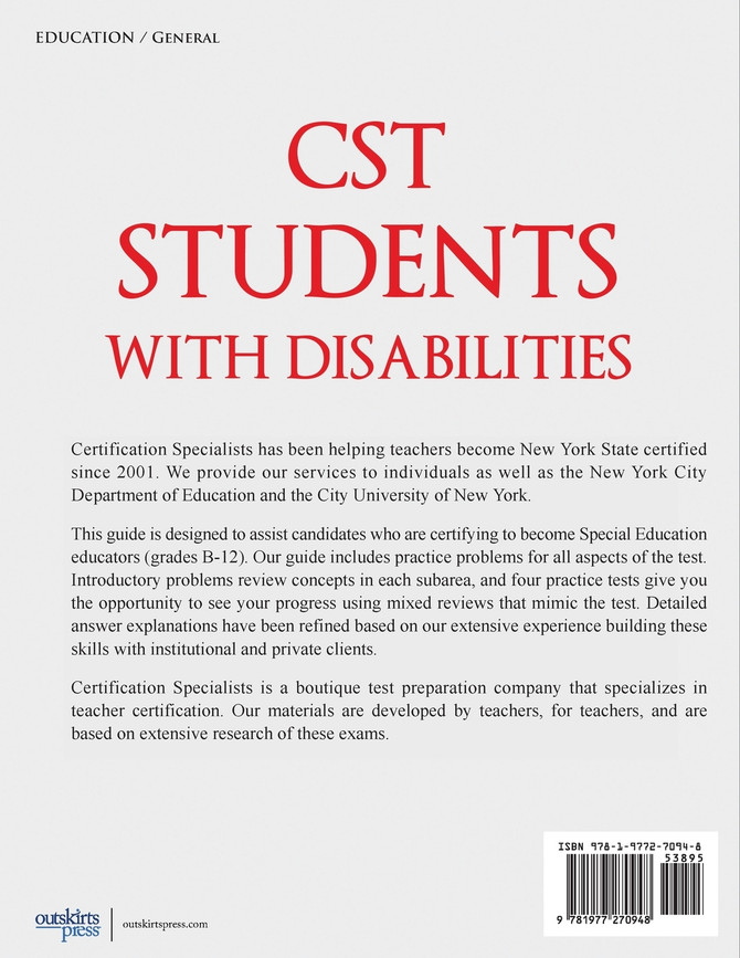 CST Students with Disabilities